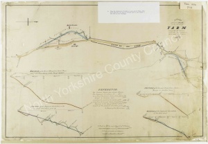 Historic map of Yarm 1822